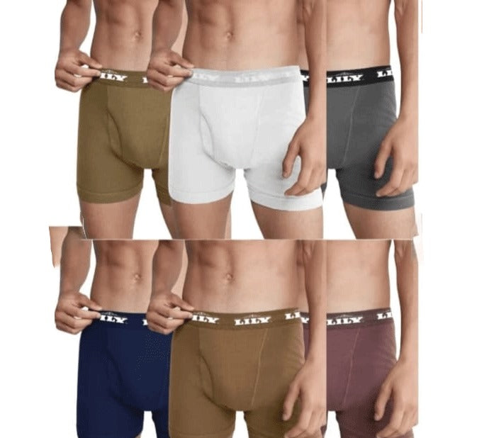 Men’s All-Day Comfort Luxury Boxer Pack – 6 Pieces