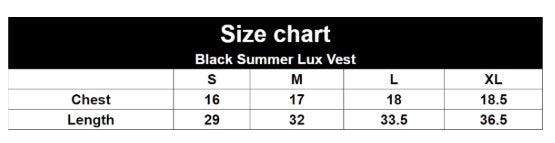 Lily Summer Black Luxury Vest – Stylish & Comfortable