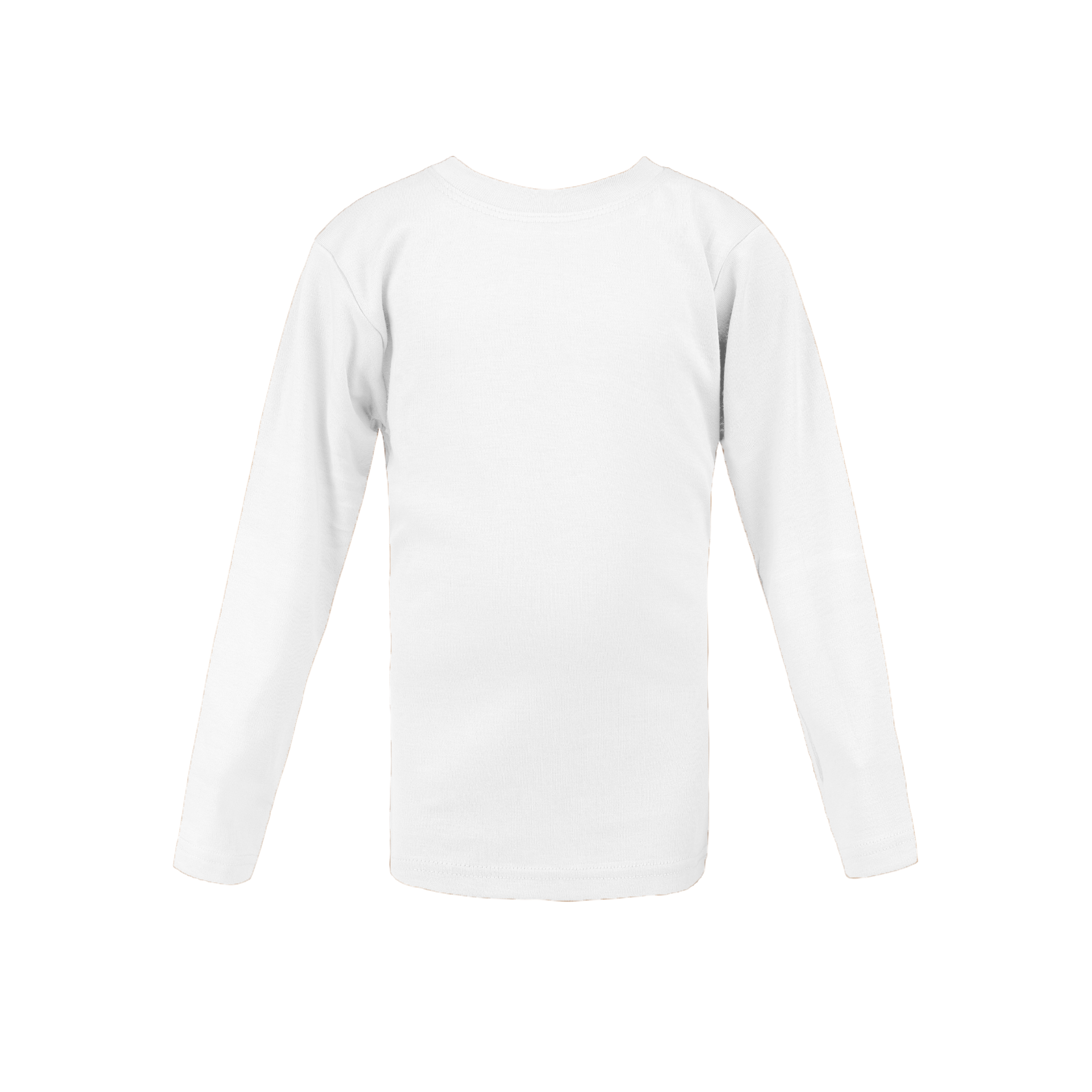 Girls round neck top white (C91 interlock) – Figo Wear